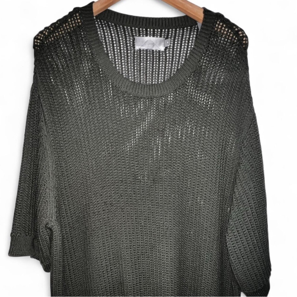 Vince Dark Green Knit Sweater